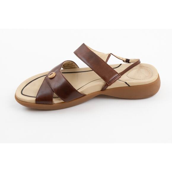 Dansko Sissy Brown Leather Ankle Strap Comfort Sandals Womens 9.5 / EU 40 - Picture 3 of 9